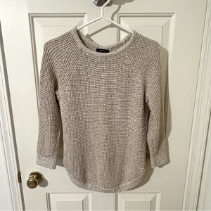 RW&Co oatmeal sweater, S